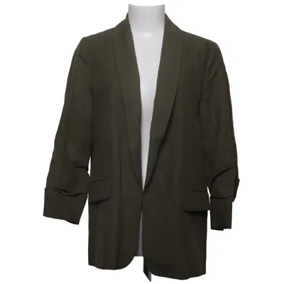 Blazer (Vert) de Hallhuber Coton, Lin, Lyocell, Viscose