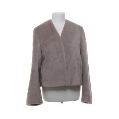 Jakke (Grå) fra Dagmar Alpacauld, Bomuld, Mohair