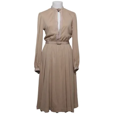 Robe (Beige) de Louis Féraud Acrylique, Laine