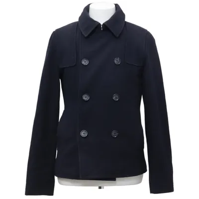 Caban (Bleu) de Topman Acrylique, Polyamide, Polyester, Viscose, Laine