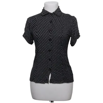 Short sleeve shirt (Black, White) from Naika Viscose
