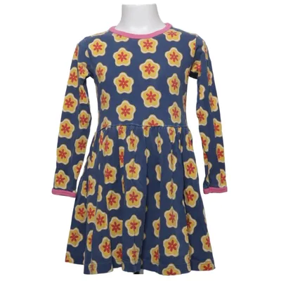 Dress (Blue, Yellow, Pink, Multicolored) from Maxomorra Cotton, Elastane