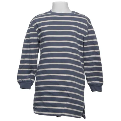 T-shirt à manches longues (Bleu, Blanc) de Hema Coton biologique