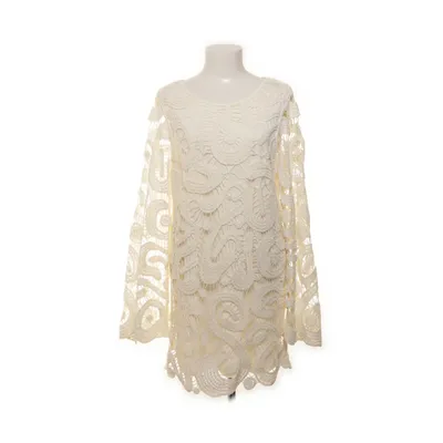 Klänning (Vit) från H&M Trend Polyester, Elastan