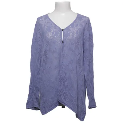 Cardigan (Lila) van Gudrun Sjödén Linnen, Gerecycled katoen