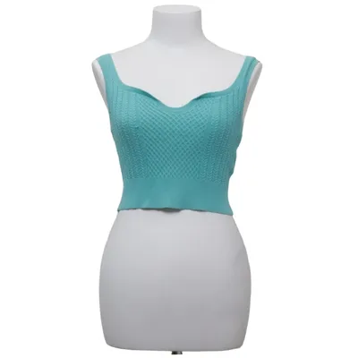 Crop top (Turquoise) from & Other Stories Viscose, Polyester