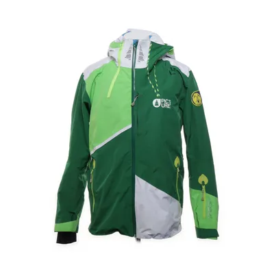 Ski jacket (Green, White) from Picture Polyamide, Recycled polyester