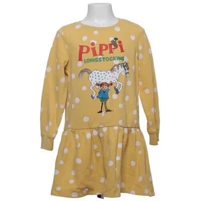 Jurk (Geel, Meerkleurig) van H&M Katoen, Polyester