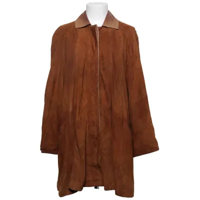 Leren jas (Bruin) van PG Leather Fashion Polyester