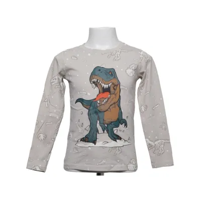 Long sleeve T-shirt (Beige, Multicolored) from Dopo Dopo Boys Cotton