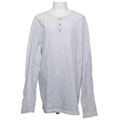 Henley shirt (Gray) from H&M Basic Cotton, Viscose