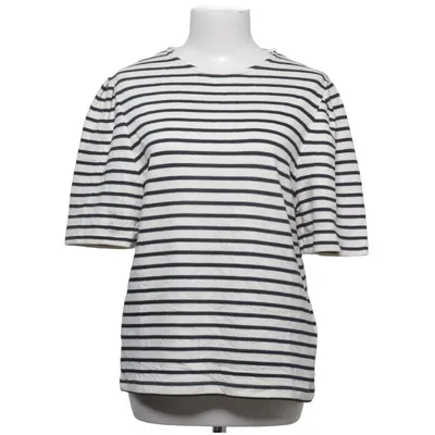 T-shirt (Wit, Blauw) van Soaked in Luxury Katoen, Elastaan, Polyester, Viscose