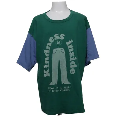 T-shirt (Grøn, Blå) fra Bobo Choses Økologisk bomuld