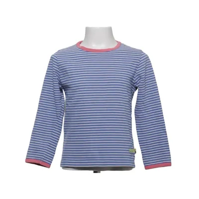 T-shirt à manches longues (Bleu, Blanc) de Loud + Proud Coton biologique