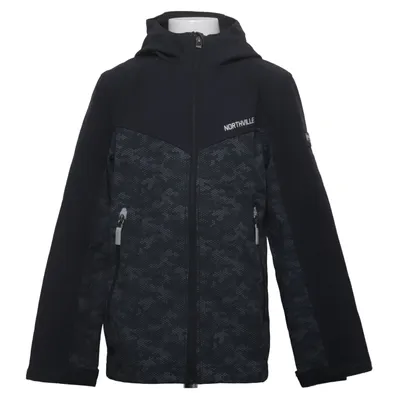 Softshell jacket (Gray, Black) from Northville Elastane, Polyester