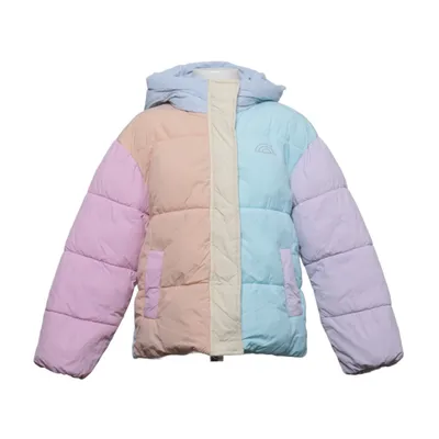 Vinterjakke (Pink, Blå, Gul, Flerfarvet) fra Little Bird Polyamid, Genanvendt polyester
