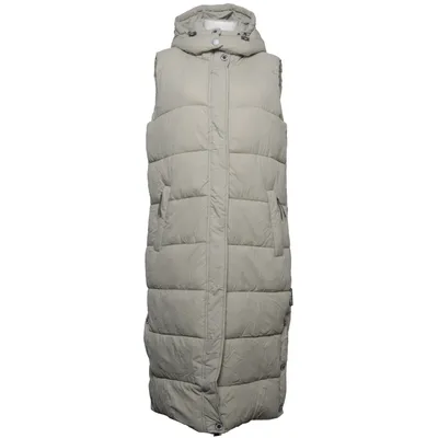 Outer vest (Beige) from Gina Polyamide, Recycled polyester