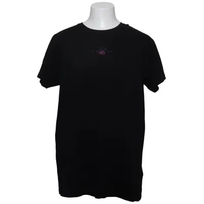 T-shirt (Svart) från SikSilk Bomull, Elastan