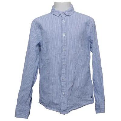 Shirt (Blue, White) from KappAhl Cotton, Linen