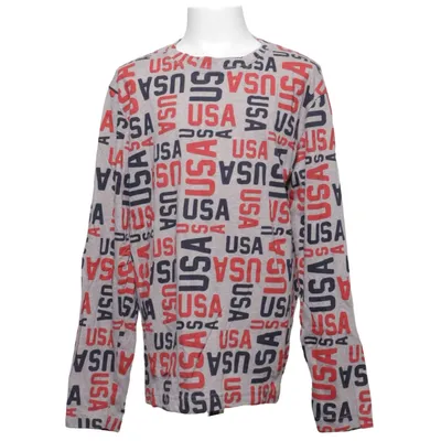 Langærmet t-shirt (Grå, Rød, Sort, Hvid) fra Eleven Paris Bomuld, Polyester