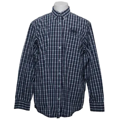 Chemise (Bleu, Blanc) de Casamoda Coton