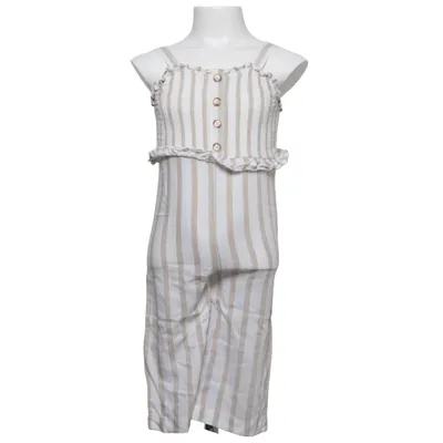 Jumpsuit (Beige, White) from Lili Gaufrette Viscose