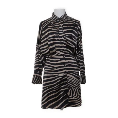 Shirt dress (Black, Beige) from H&M Polyester