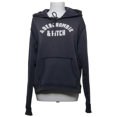 Huvtröja (Grå) från Abercrombie & Fitch Bomull, Polyester