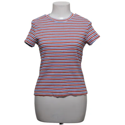 T-shirt (Röd, Blå, Vit) från Monki Bomull, Elastan