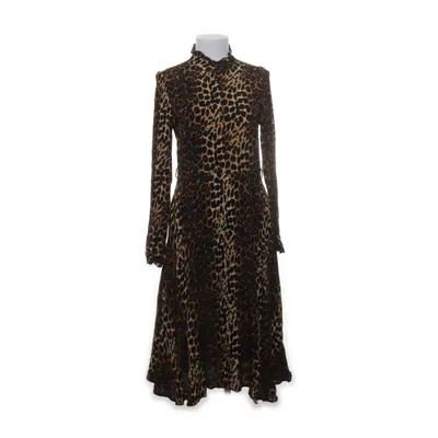 Kjole (Brun, Sort, Flerfarvet) fra Just Viscose
