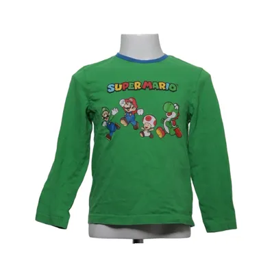 Lange mouwen shirt (Groen, Meerkleurig) van Super Mario Katoen