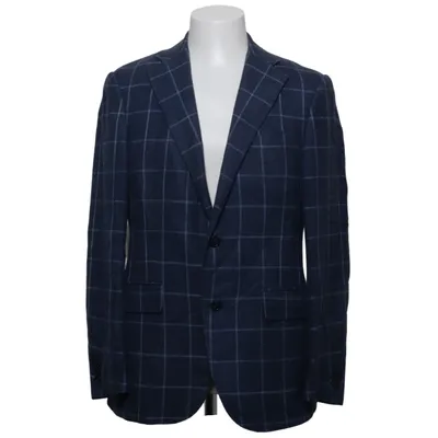 Blazer (Blå) fra Corneliani Cupro, Silke, Uld