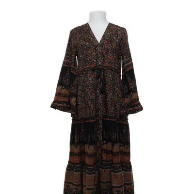Maxi dress (Black, Multicolored) from Indiska Polyester