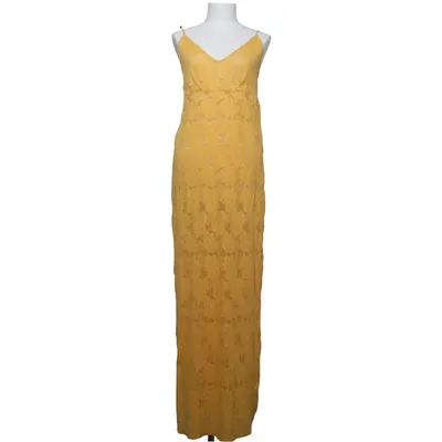 Långklänning (Gul) från Zara W&B Collection Elastan, Polyester