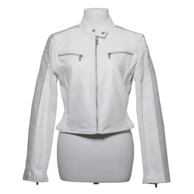 Biker jacket (White, Gray) from FB Sister Polyester, Polyurethane
