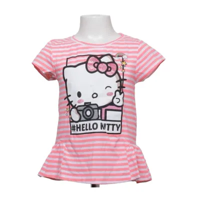 T-shirt (Pink, White) from Hello Kitty Cotton, Polyester