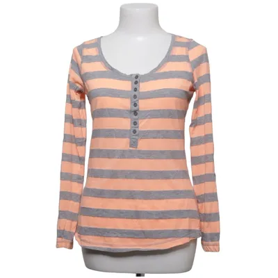 Henley shirt (Oranje, Grijs) van Gina Katoen, Polyester, Viscose