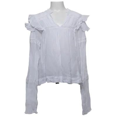 Bluse (Hvid) fra Gina Tricot Økologisk bomuld