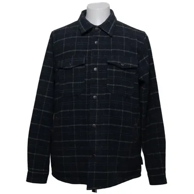 Skjortejakke (Blå, Grå) fra Indicode Polyester