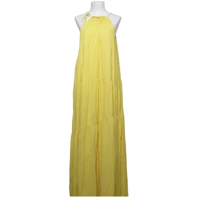 Maxi dress (Yellow) from Mango Polyester, Viscose