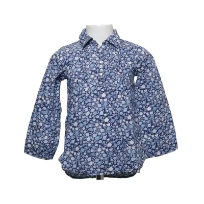 Blouse (Bleu, Blanc) de H&M Coton