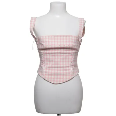Korsett (Pink, Weiß) von House of CB Elasthan, Polyester, Viskose