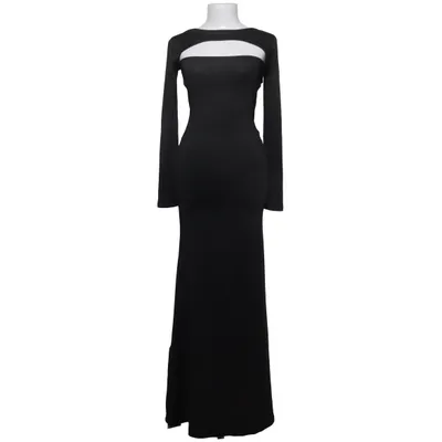 Robe longue (Noir) de Do My Self Élasthane, Polyester