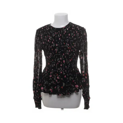 Blouse (Noir, Multicolore) de Ganni Viscose