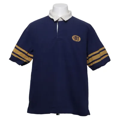 Rugbytrøje (Blå, Hvid, Gul) fra Guess Jeans Bomuld