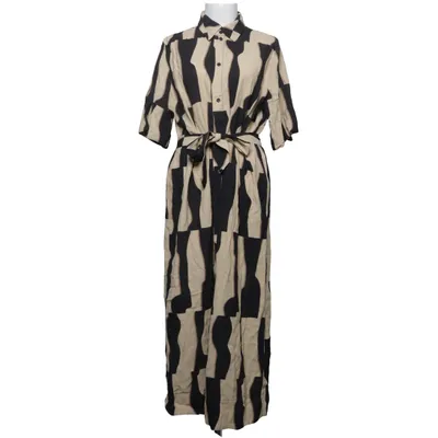 Skjortklänning (Beige, Svart) från Minimum Polyester, Viskos