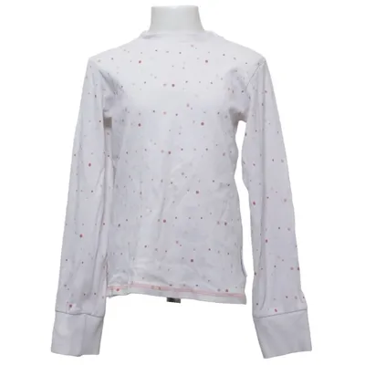 Long sleeve T-shirt (White, Red) from Geggamoja Elastane, Organic cotton