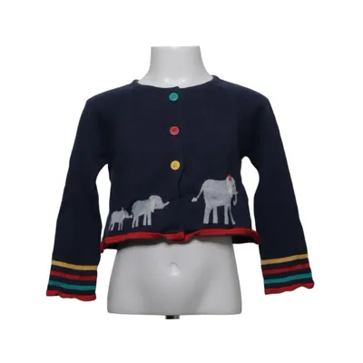 Cardigan (Blå, Flerfarvet) fra Frugi Økologisk bomuld