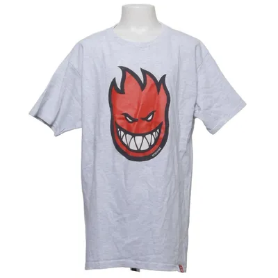 T-shirt (Gris, Rouge) de Spitfire Coton