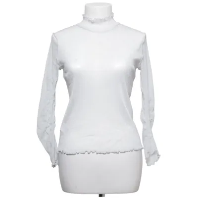 Blouse (Silver) from Friful Metallic fiber, Polyamide
